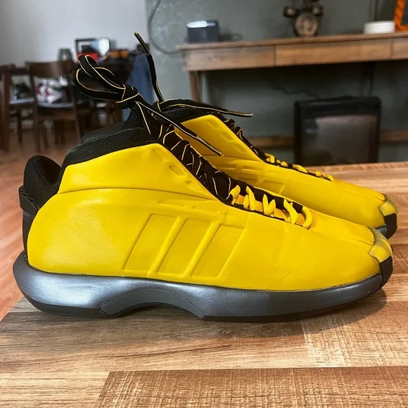 Adidas Crazy 1 Sunshine 2013 The Kobe Size, 9.5 Mens Sneakers
